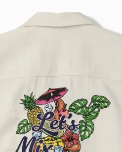 Tommy Bahama Let's Mix & Mingle Silk Camp Shirt Continental Outlet