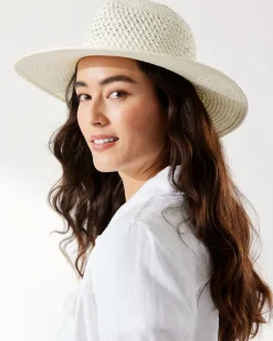 Tommy Bahama Luxe Vented Packable Hat Bleach Clearance