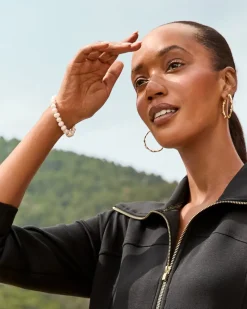 Tommy Bahama Madeira Pearl Stretch Bracelet Gold