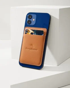 Tommy Bahama Mag-Safe Phone Wallet Tan Hot