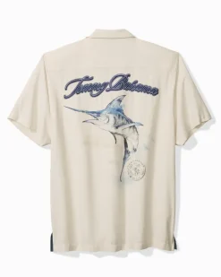 Tommy Bahama Marlin Paradise Silk Camp Shirt Continental New