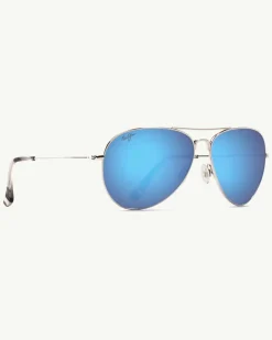 Tommy Bahama Mavericks Sunglasses by Maui Jim® New Silver