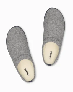 Tommy Bahama Men's OluKai® Hāmani Hulu Felt Mules Graphite New