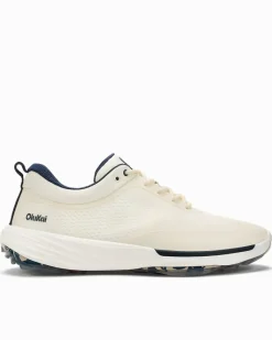 Tommy Bahama Men's OluKai® Mākena Waterproof Golf Shoes White Sand Online