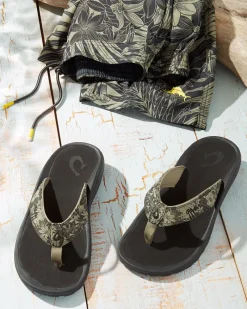 Tommy Bahama Men's x Olukai® Exclusive 'Ohana Sandals Olive Sale
