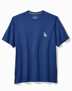 Tommy Bahama MLB® Bali Beach Short-Sleeve Crew Shirt los_angeles_dodgers Discount