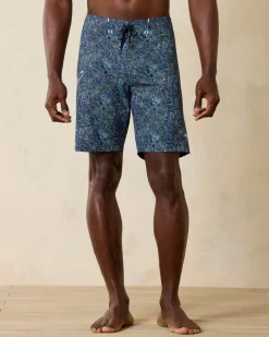 Tommy Bahama Molokai Hidden Paradise 9-Inch Boardshorts Deep Space New