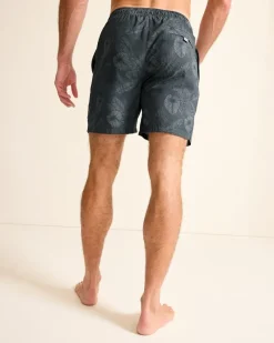 Tommy Bahama Naples Keep It Frondly 6-Inch Swim Trunks Black Online