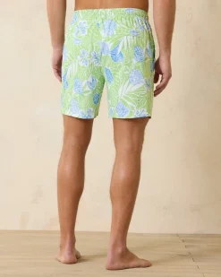 Tommy Bahama Naples Pineapple Hideaway 6-Inch Swim Trunks Tequila Hot