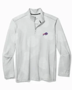 Tommy Bahama NFL Delray Frond IslandZone® Half-Zip Sweatshirt buffalo_bills Discount
