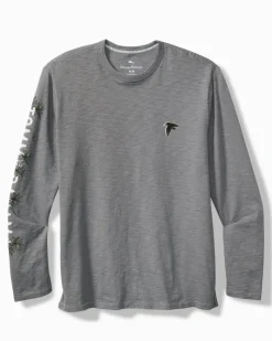 Tommy Bahama NFL Oasis Endzone Long-Sleeve Lux T-Shirt atlanta_falcons Discount