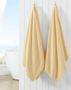 Tommy Bahama Northern Pacific 2-Piece Bath Towel Set Yellow