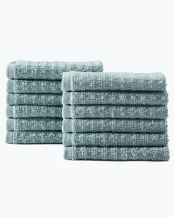 Tommy Bahama Northern Pacific 12-Piece Wash Towel Set Blue