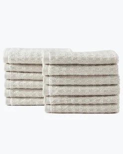 Tommy Bahama Northern Pacific 12-Piece Wash Towel Set Brown New