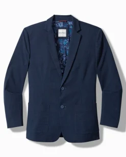 Tommy Bahama Nova Wave Stretch-Seersucker Blazer Maritime Online