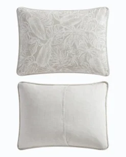 Tommy Bahama Ocean Deep Reversible 3-Piece Full/Queen Quilt Set Beige New