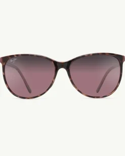 Tommy Bahama Ocean Sunglasses by Maui Jim® Raspberry Tortoise/Maui Rose Hot