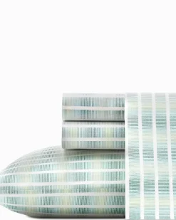 Tommy Bahama Off The Grid Castaway Sheet Set, King Green