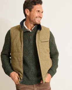 Tommy Bahama Pacific Grove Reversible Vest British Bourbon Sale