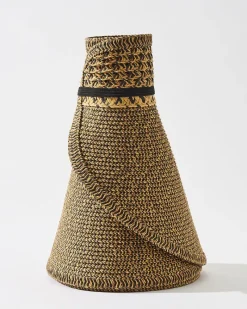 Tommy Bahama Packable Everyday Full Coverage Visor Mixed Black Outlet