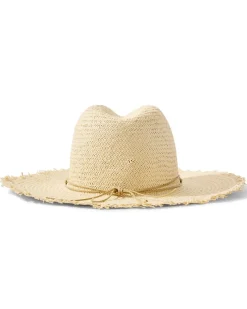 Tommy Bahama Packable Fringed Continental Hat Natural/Natural Discount