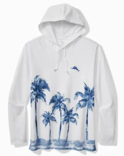 Tommy Bahama Palm Break Lux Hoodie White Hot