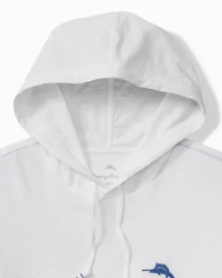 Tommy Bahama Palm Break Lux Hoodie White Hot