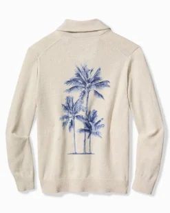 Tommy Bahama Palm Perfection Cardigan Bleached Sand Hot