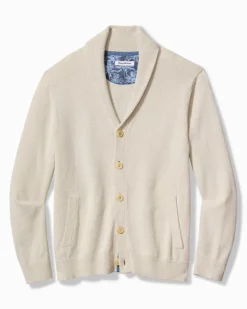 Tommy Bahama Palm Perfection Cardigan Bleached Sand Hot