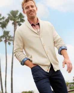 Tommy Bahama Palm Perfection Cardigan Bleached Sand Hot