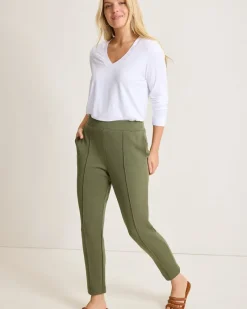 Tommy Bahama Palm Voyage Pintuck Pants Beetle Green Sale
