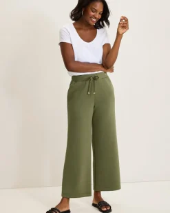 Tommy Bahama Palm Voyage Wide-Leg Pants Beetle Green Hot