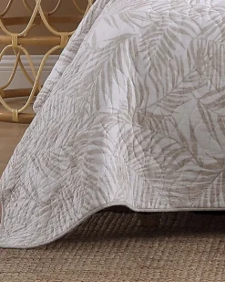 Tommy Bahama Palmday 3-Piece Full/Queen Quilt Set Brown Best