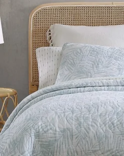 Tommy Bahama Palmday 2-Piece Twin Quilt Set Blue Best