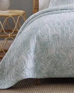 Tommy Bahama Palmday 2-Piece Twin Quilt Set Blue Best