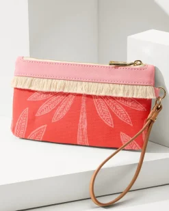 Tommy Bahama Grab N' Go Wristlet Palmetto Frond Discount