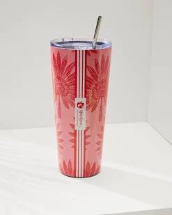 Tommy Bahama Palmetto Frond 30-oz. Tumbler Red Best