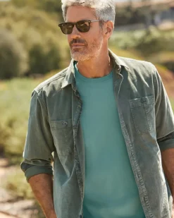 Tommy Bahama Paradise Pima T-Shirt Sea Spray Discount