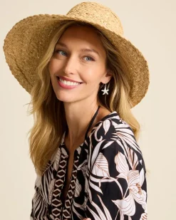 Tommy Bahama Pearl Raffia Sun Hat Natural Outlet