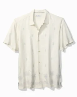 Tommy Bahama Pina Palms Embroidered Silk Camp Shirt Continental Best