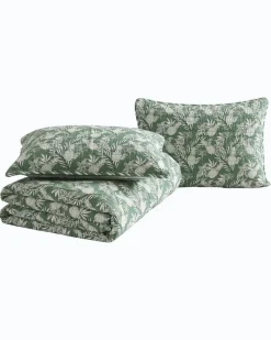 Tommy Bahama Pineapple Venture 3-Piece Full/Queen Quilt Set Green Hot