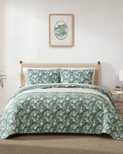 Tommy Bahama Pineapple Venture 2-Piece Twin Quilt Set Green Discount