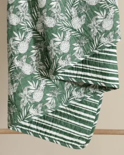 Tommy Bahama Pineapple Venture 2-Piece Twin Quilt Set Green Discount