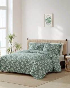 Tommy Bahama Pineapple Venture 2-Piece Twin Quilt Set Green Discount