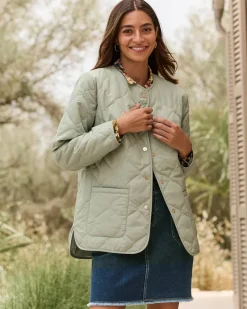 Tommy Bahama Quilted Liner Jacket Desert Sage Sale