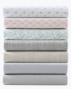 Tommy Bahama Raffia Linen King Sheet Set Khaki