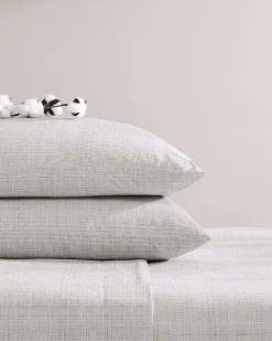 Tommy Bahama Raffia Linen Queen Sheet Set Khaki Clearance