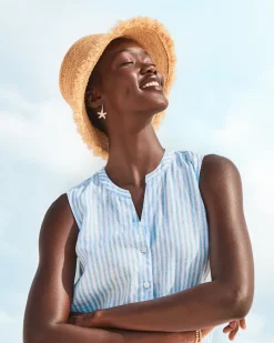 Tommy Bahama Raffia Packable Bucket Hat Natural Hot