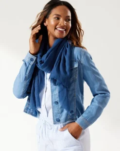 Tommy Bahama Recycled Crinkle Wrap Navy Hot