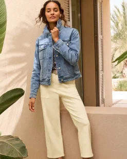 Tommy Bahama Relaxed Jean Jacket Med Azul Wash